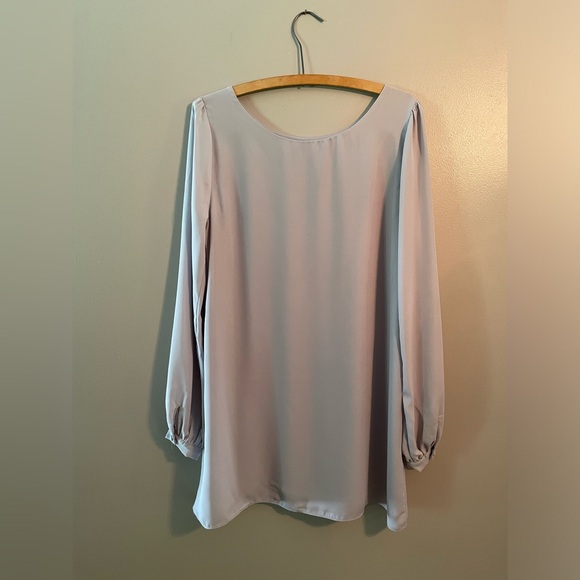 Lulu’s Light Gray Dress, Size L - Picture 2 of 9